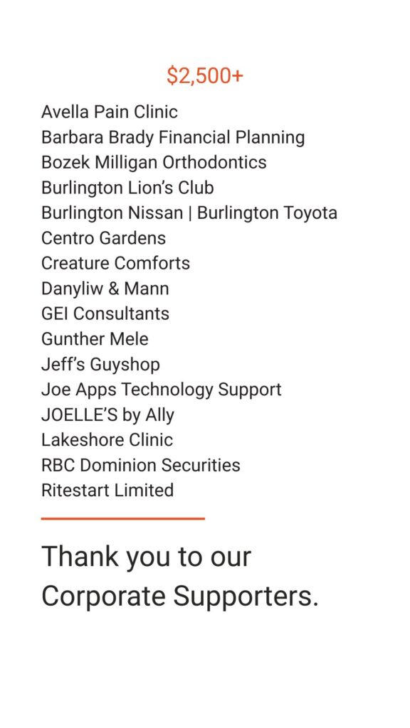 Image for 6. Corporate Supporters - $2500