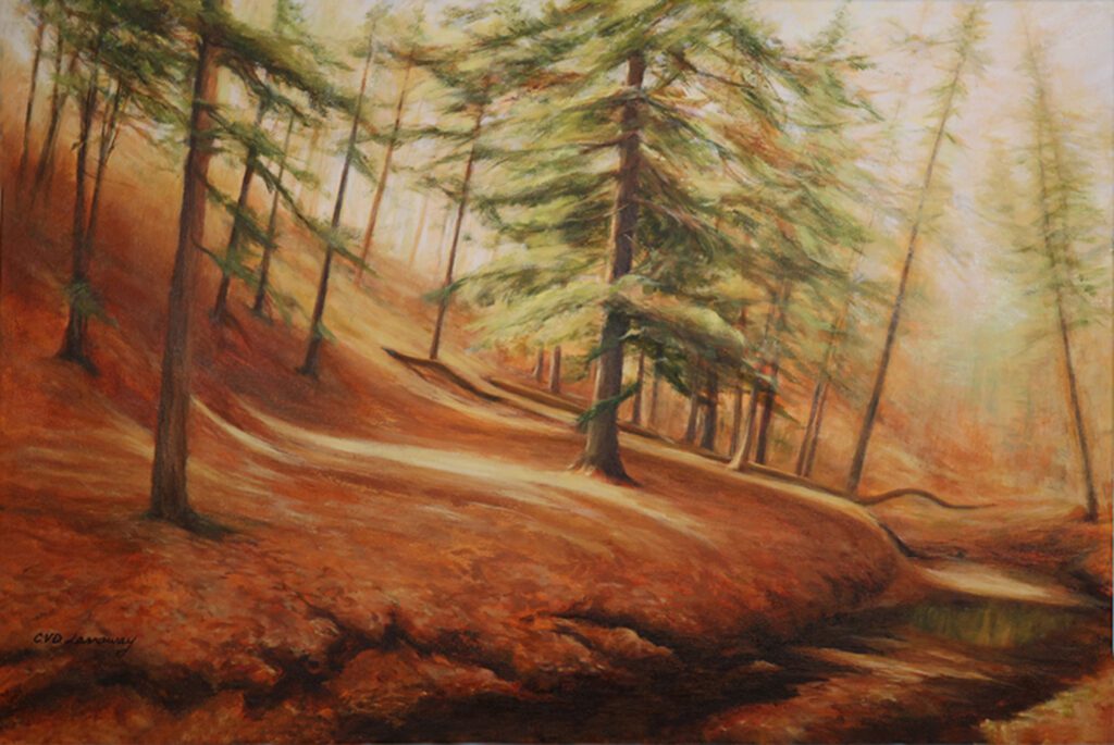 Image for CathyLorraway_GoldenMemoriiesofanAutumnDay_Acrylic_24x36_