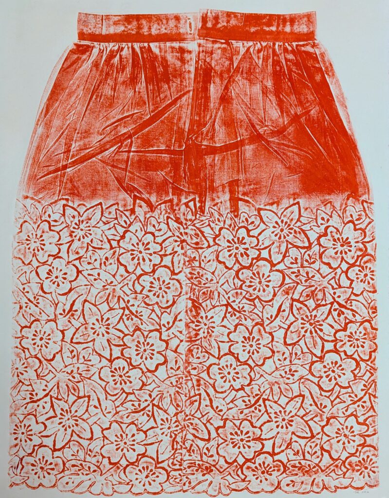 Image for TWRawlins_SundayPicnic(Cream)_Monoprint_30x24_2026