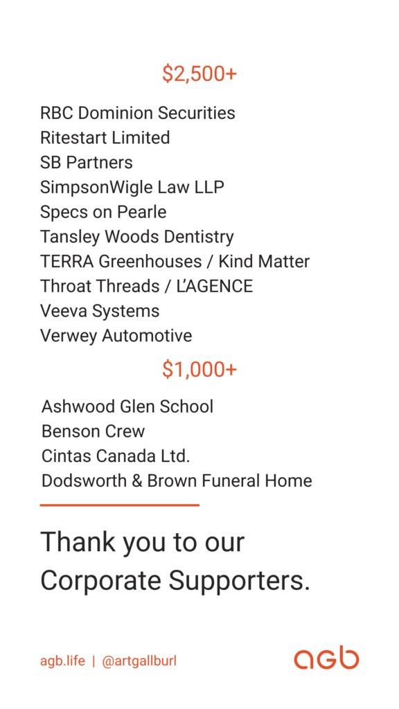 Image for Q4 2026 - Corporate Supporters - $1,000+